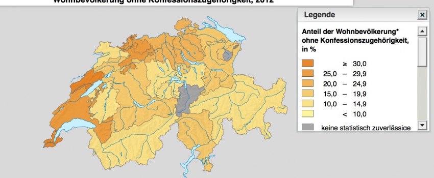 Konfessionslose 2012