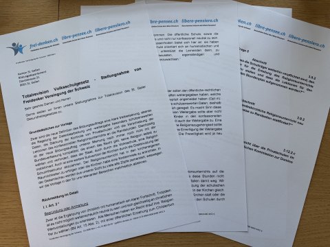 Vernehmlassungsantwort SG